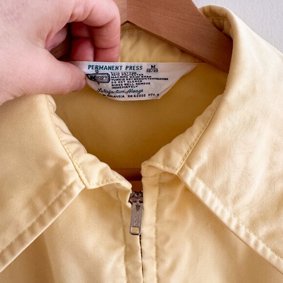 Yellow Bomber Jacket for Women - Picture 5 of 6